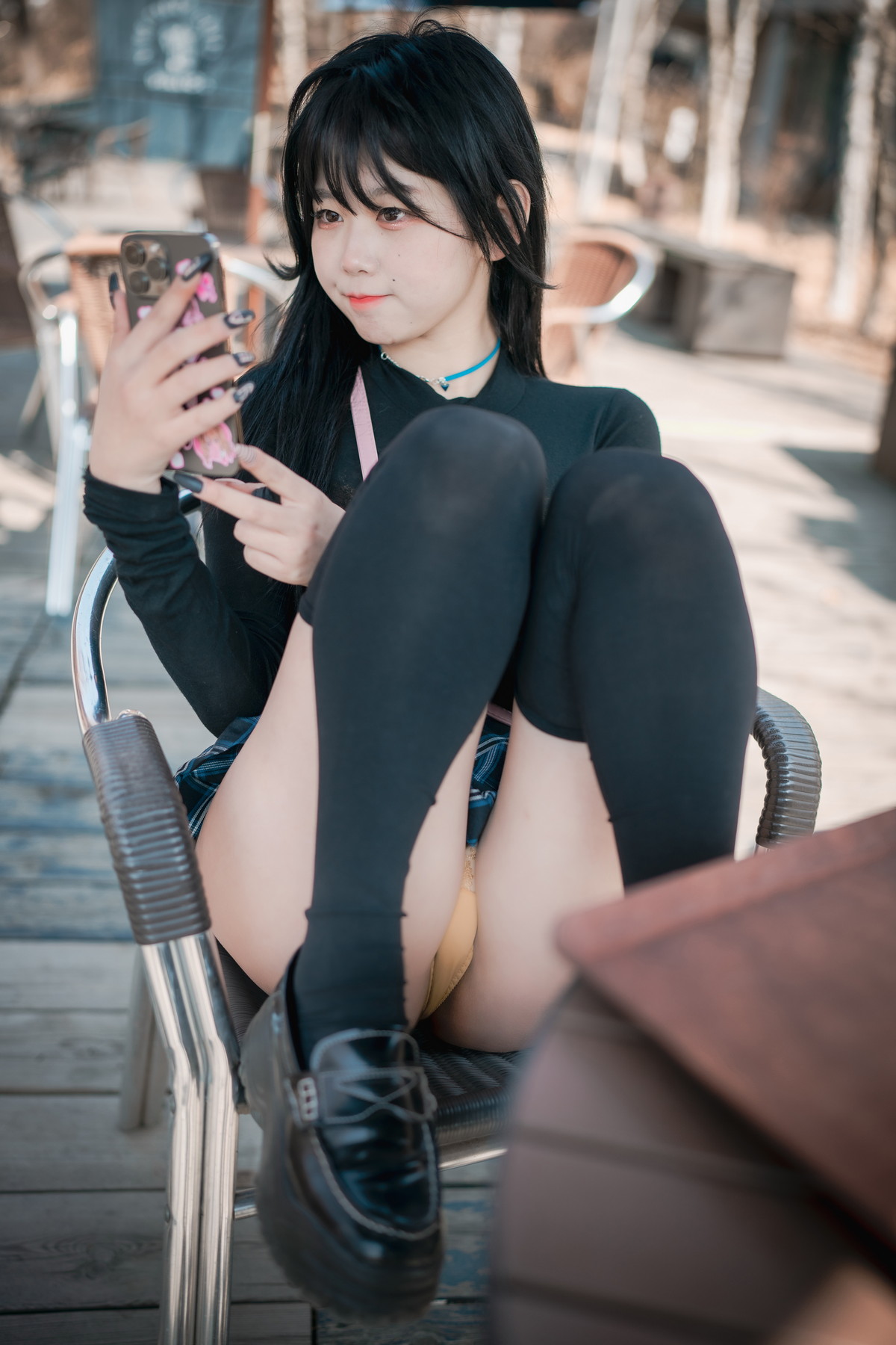xgyw.top_[DJAWA]No.233_模特Zia_Early Spring Walk in March主题户外半撩制服秀翘臀诱惑写真141P