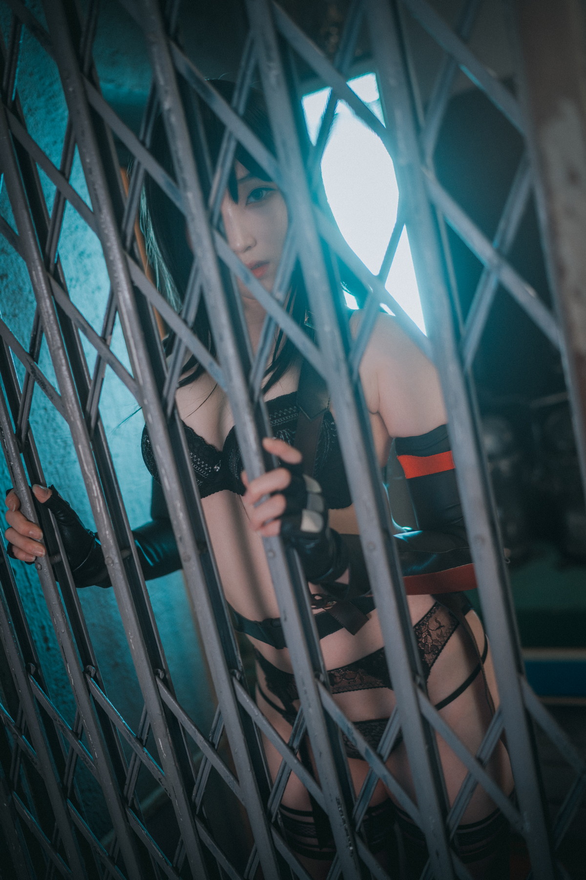 xgyw.top_[DJAWA]No.232_模特Bambi_Tifa Lockhart主题户外性感黑色内衣秀完美身材诱惑写真234P