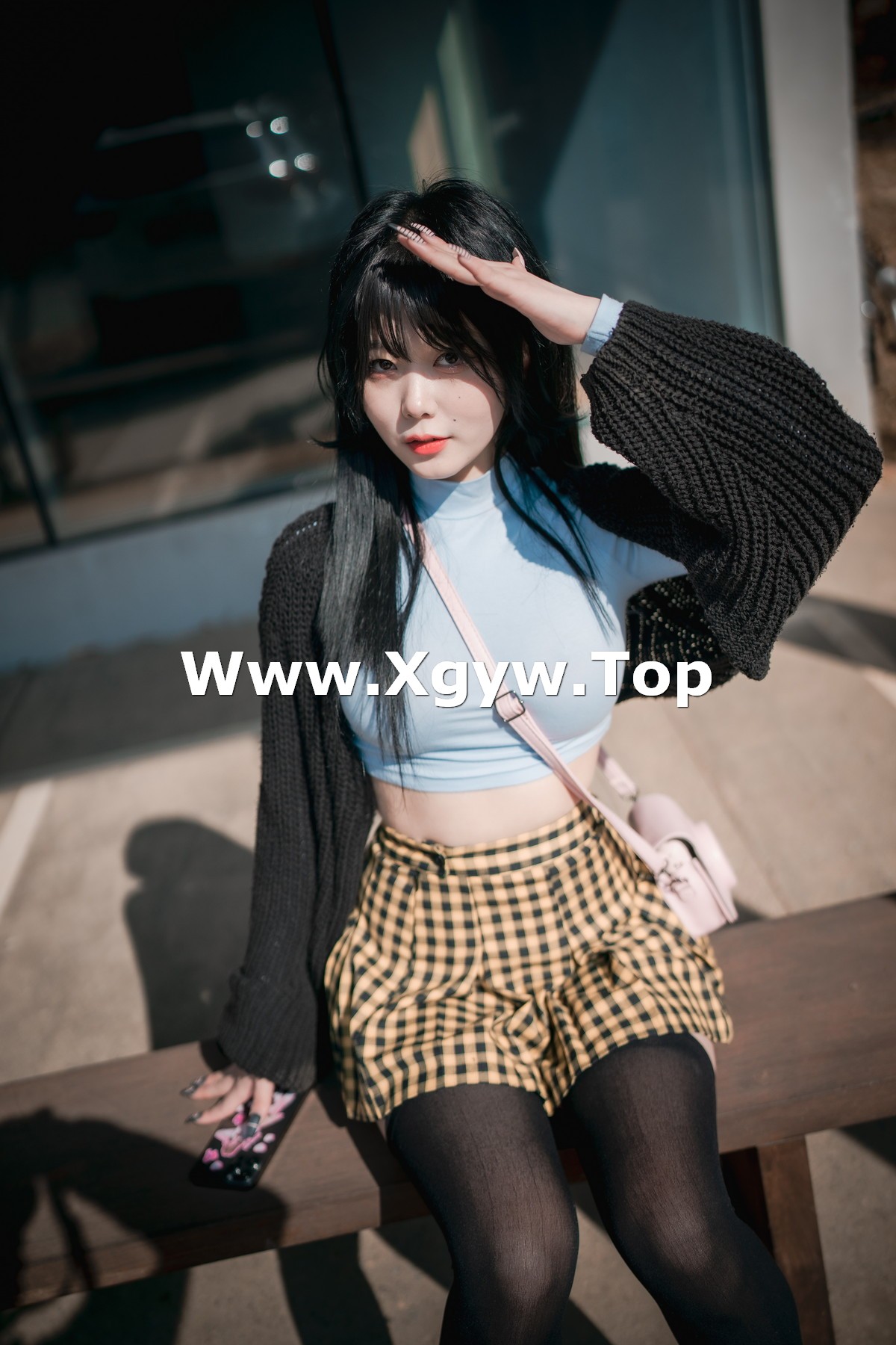 xgyw.top_[DJAWA]No.233_模特Zia_Early Spring Walk in March主题户外半撩制服秀翘臀诱惑写真141P