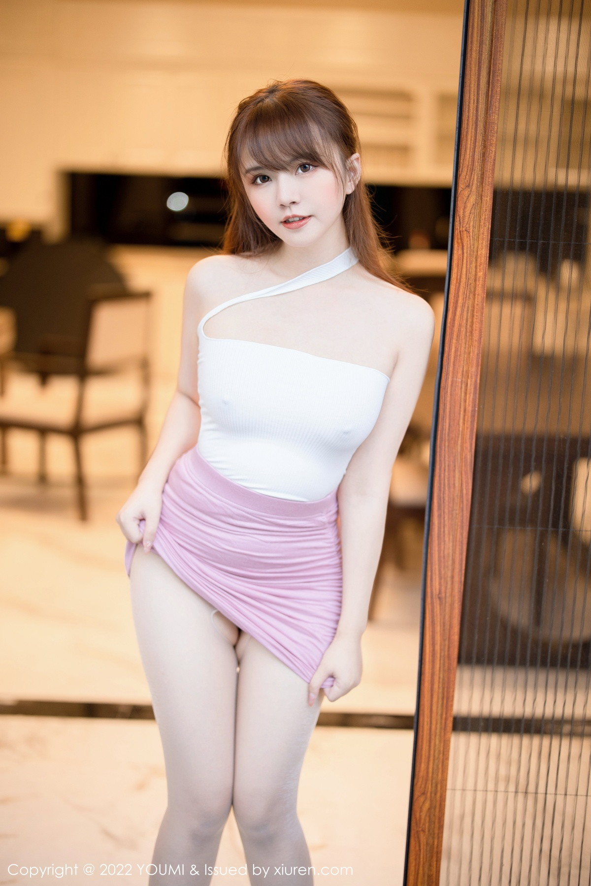 xgyw.top_[YouMi尤蜜荟]Vol.872_模特张思允Nice性感白色收身上衣配粉短裙秀完美身材诱惑写真70P