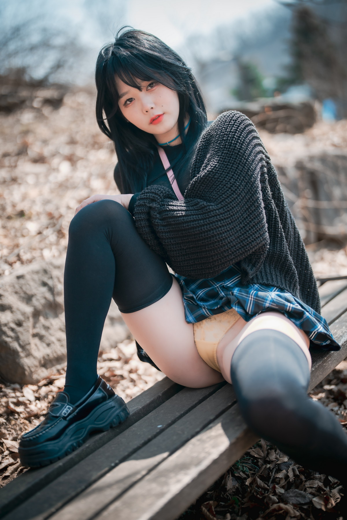 xgyw.top_[DJAWA]No.233_模特Zia_Early Spring Walk in March主题户外半撩制服秀翘臀诱惑写真141P