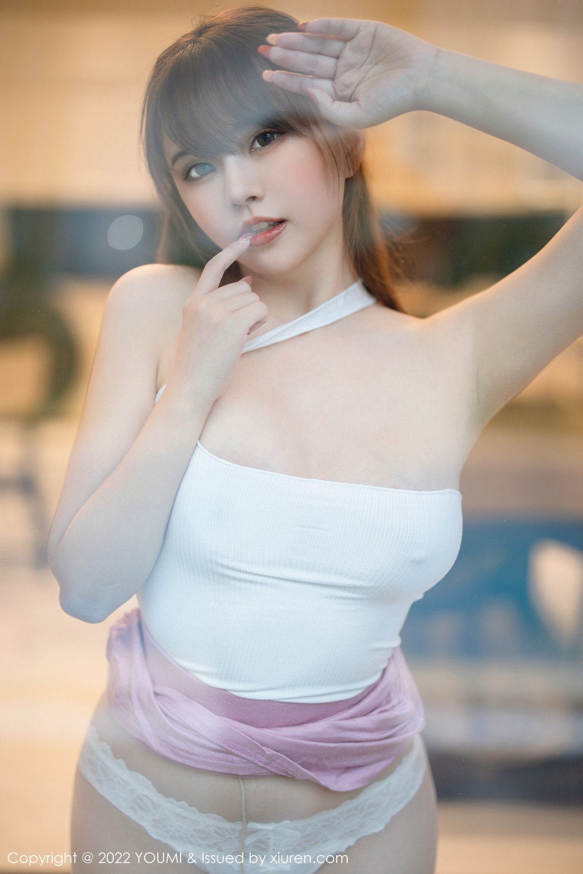 xgyw.top_[YouMi尤蜜荟]Vol.872_模特张思允Nice性感白色收身上衣配粉短裙秀完美身材诱惑写真70P