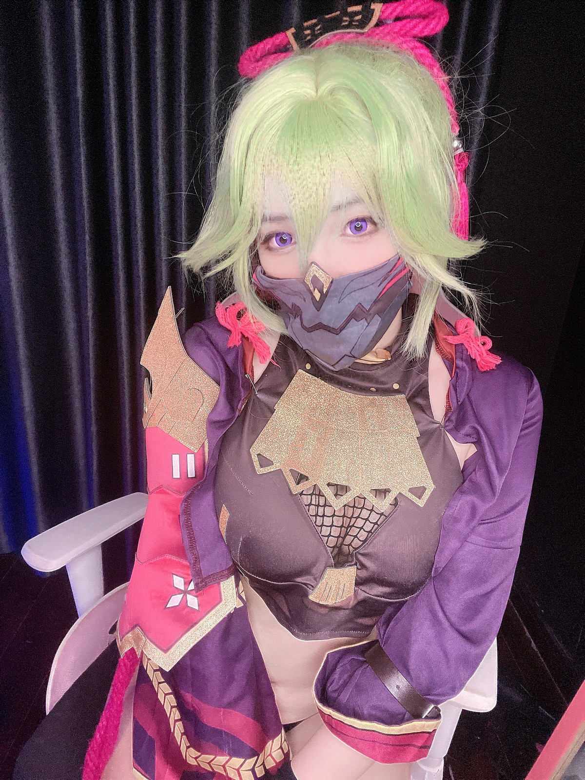 xgyw.top_越南萌妹纸MiMiChan-Kuki Shinobu主题性感薄纱服饰半脱秀完美身材诱惑写真39P