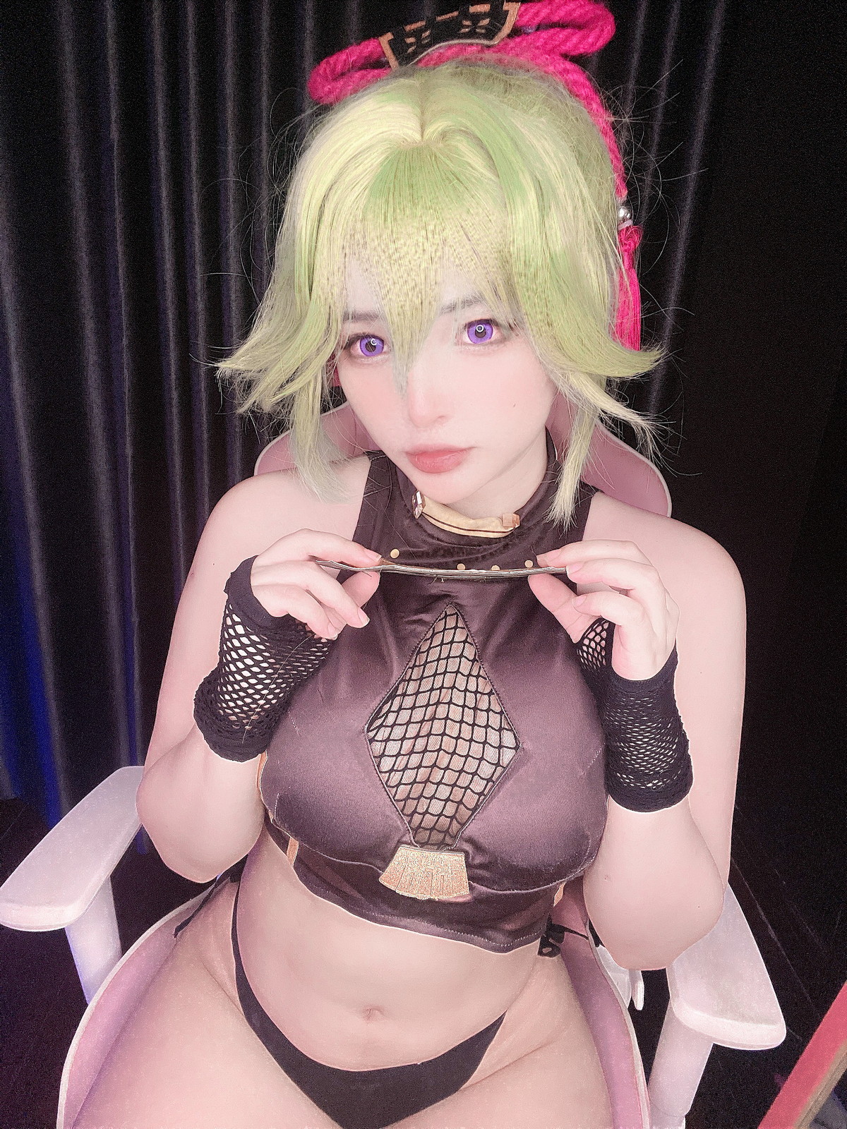 xgyw.top_越南萌妹纸MiMiChan-Kuki Shinobu主题性感薄纱服饰半脱秀完美身材诱惑写真39P