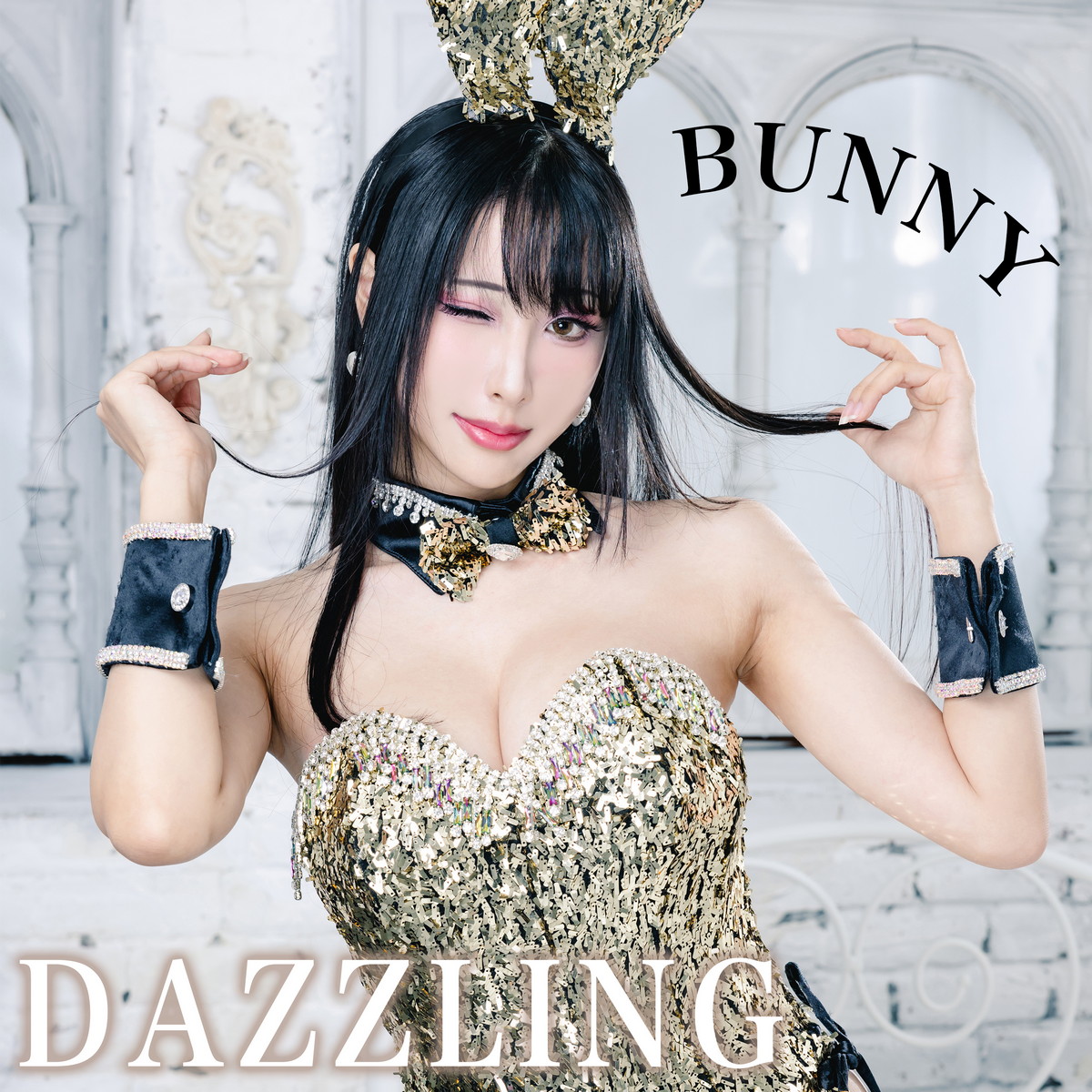xgyw.top_Coser美女雨波_HaneAme金炫兔女郎主题性感闪亮连体衣配黑丝袜完美诱惑写真35P