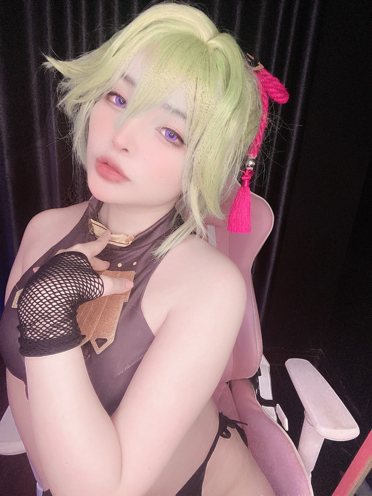 xgyw.top_越南萌妹纸MiMiChan-Kuki Shinobu主题性感薄纱服饰半脱秀完美身材诱惑写真39P