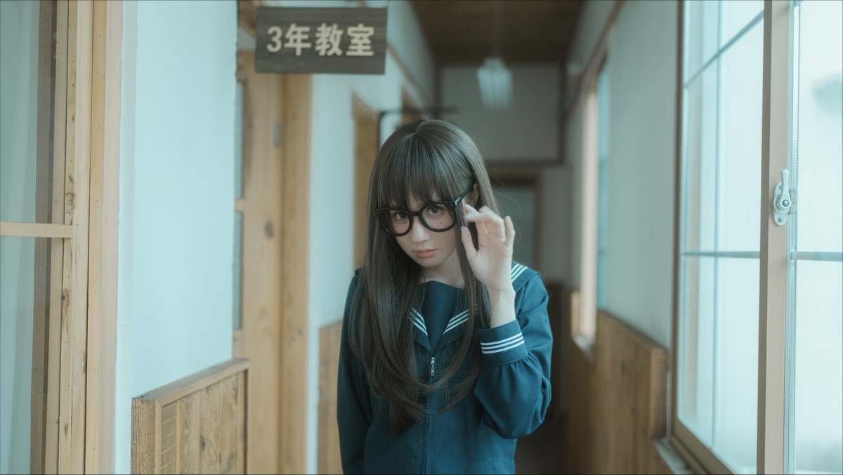 xgyw.top_网络美女西园寺南歌与班长的游戏主题教室里性感制服露黑色蕾丝内衣诱惑写真137P