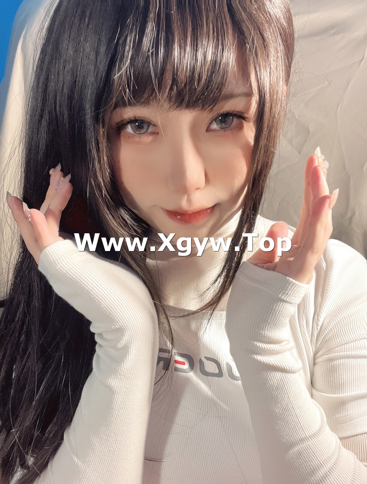 xgyw.top_网络美女一北亦北吉他妹妹主题私房性感白色开胸服饰半撩秀豪乳翘臀诱惑写真33P
