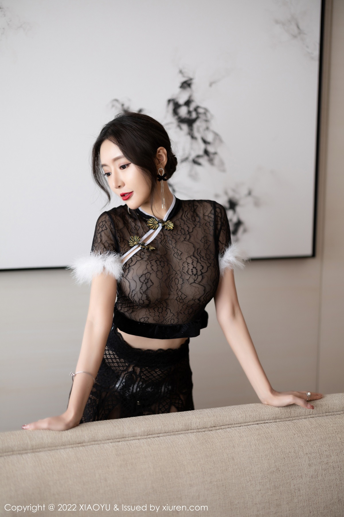 xgyw.top_[XiaoYu画语界]Vol.926_女神王馨瑶yanni性感黑色薄纱情趣旗袍配蕾丝袜惹火诱惑写真80P