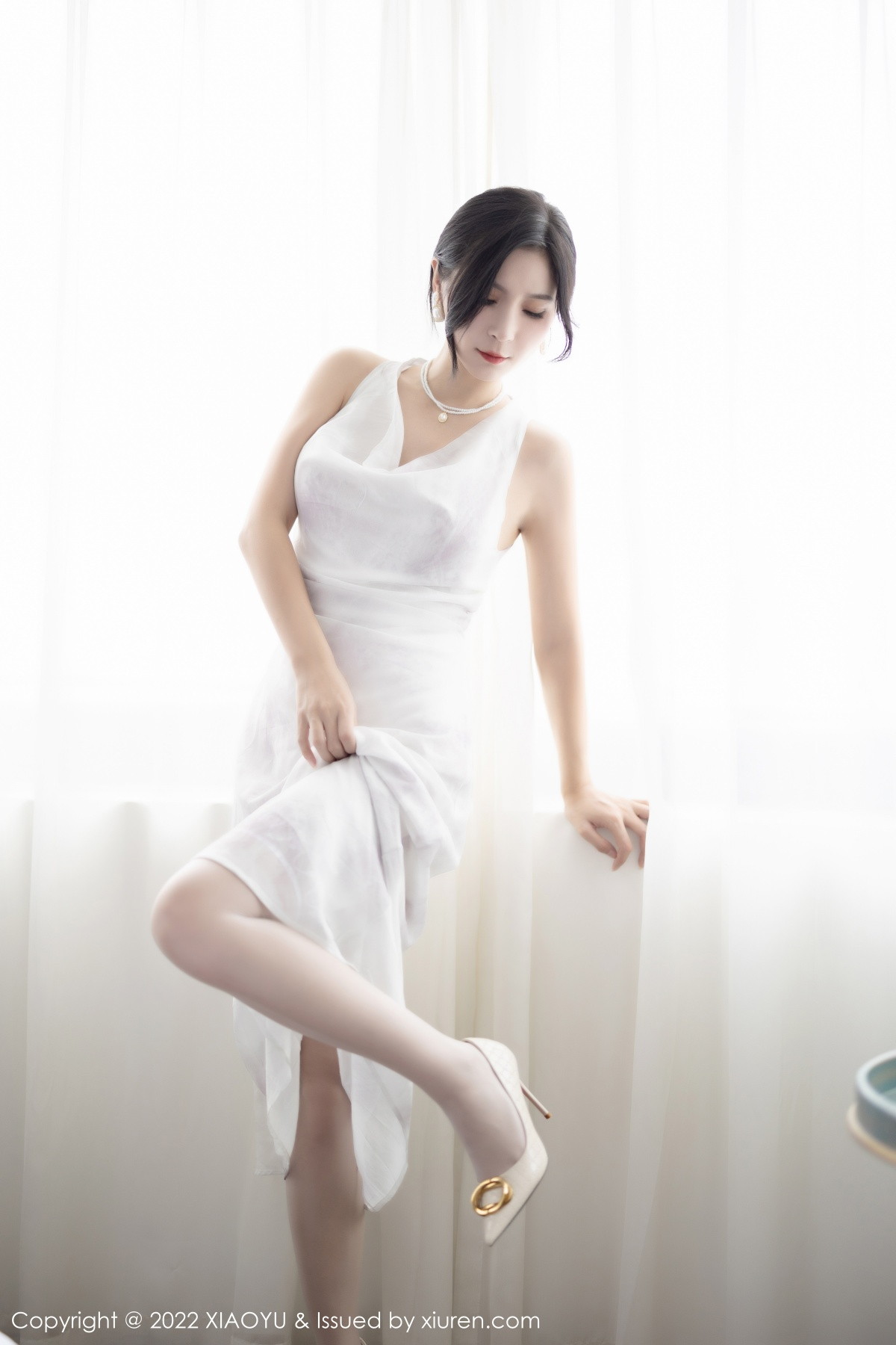 xgyw.top_[XiaoYu画语界]Vol.925_模特小蛮妖Yummy私房白色薄透裙露缕空蕾丝内衣撩人诱惑写真88P