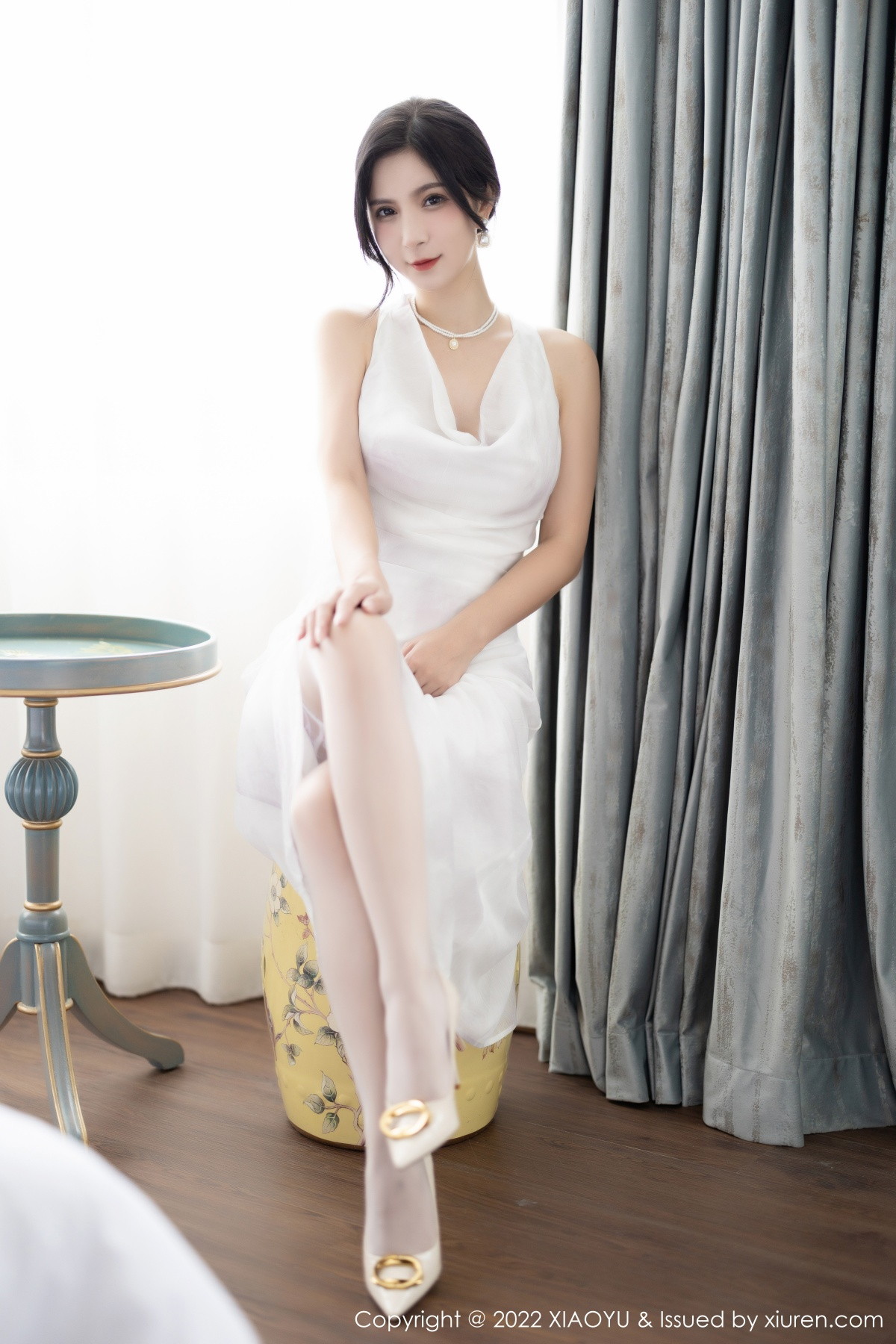 xgyw.top_[XiaoYu画语界]Vol.925_模特小蛮妖Yummy私房白色薄透裙露缕空蕾丝内衣撩人诱惑写真88P