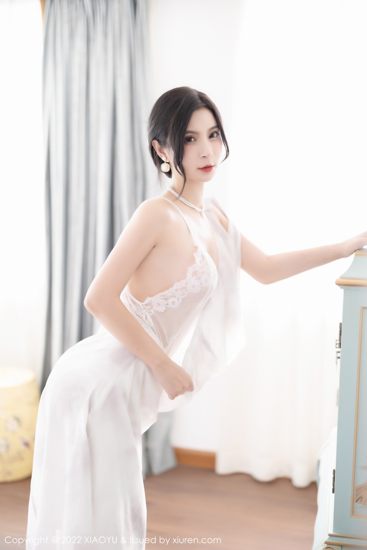 xgyw.top_[XiaoYu画语界]Vol.925_模特小蛮妖Yummy私房白色薄透裙露缕空蕾丝内衣撩人诱惑写真88P