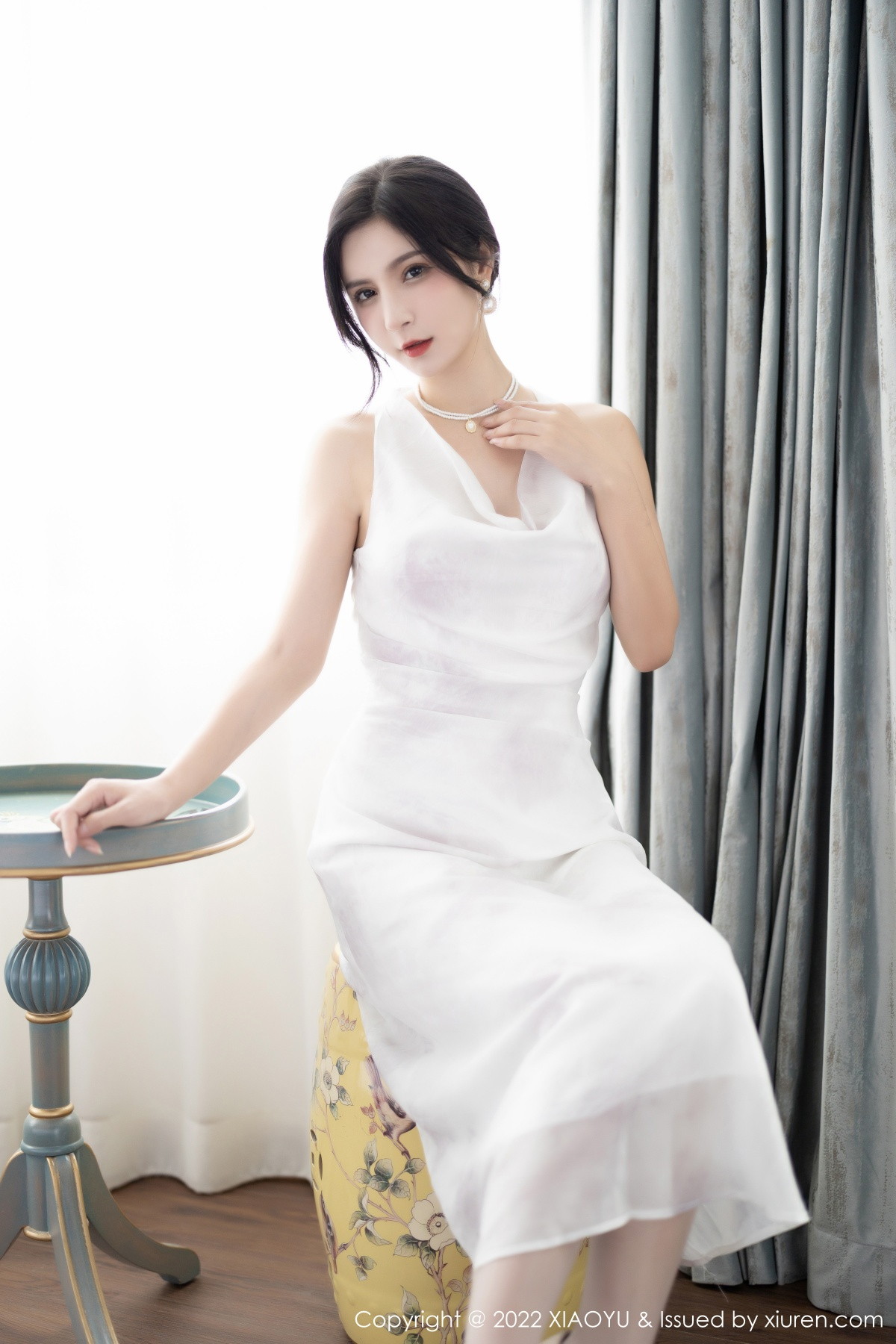 xgyw.top_[XiaoYu画语界]Vol.925_模特小蛮妖Yummy私房白色薄透裙露缕空蕾丝内衣撩人诱惑写真88P