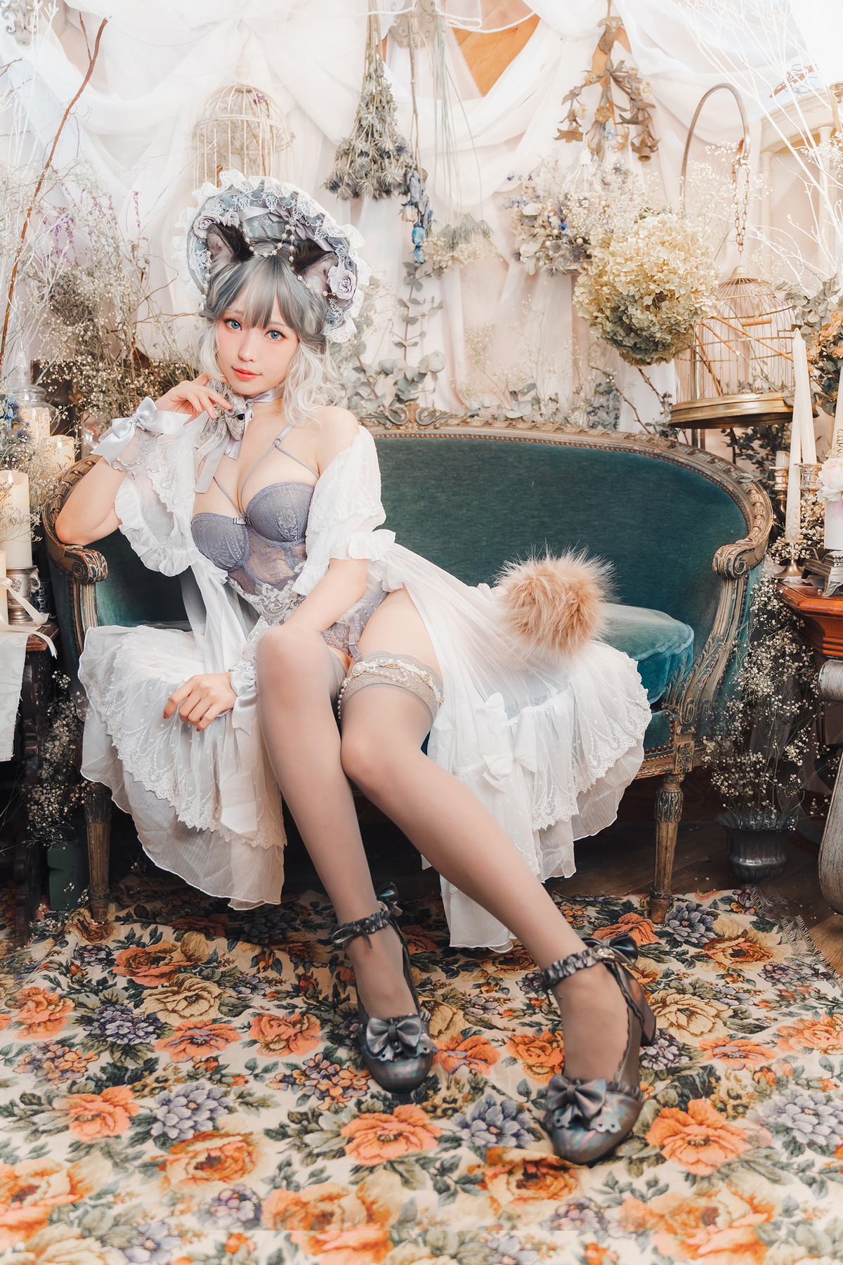 xgyw.top_Coser妹子Ely_eee布偶猫少女主题灰色紧身内衣配蕾丝吊袜秀完美身材诱惑写真51P