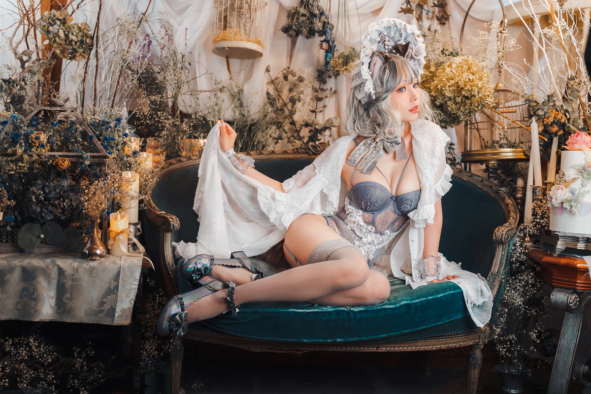 xgyw.top_Coser妹子Ely_eee布偶猫少女主题灰色紧身内衣配蕾丝吊袜秀完美身材诱惑写真51P