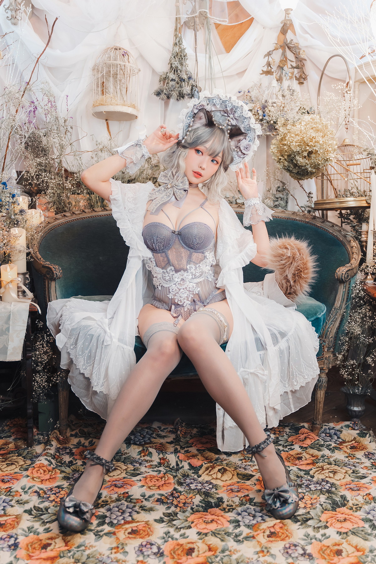 xgyw.top_Coser妹子Ely_eee布偶猫少女主题灰色紧身内衣配蕾丝吊袜秀完美身材诱惑写真51P