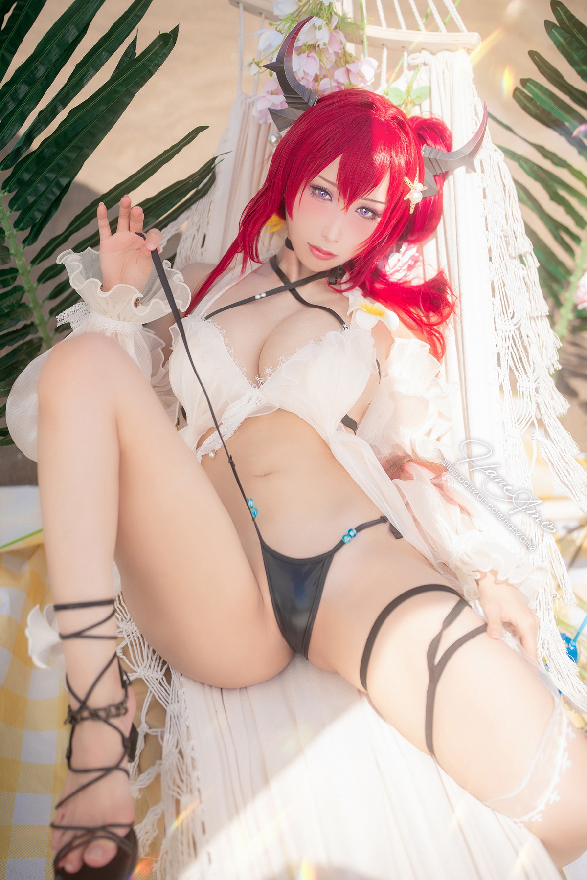 xgyw.top_Coser美女雨波_HaneAme泳裝主题海边沙滩性感比基尼秀完美身材惹火诱惑写真38P