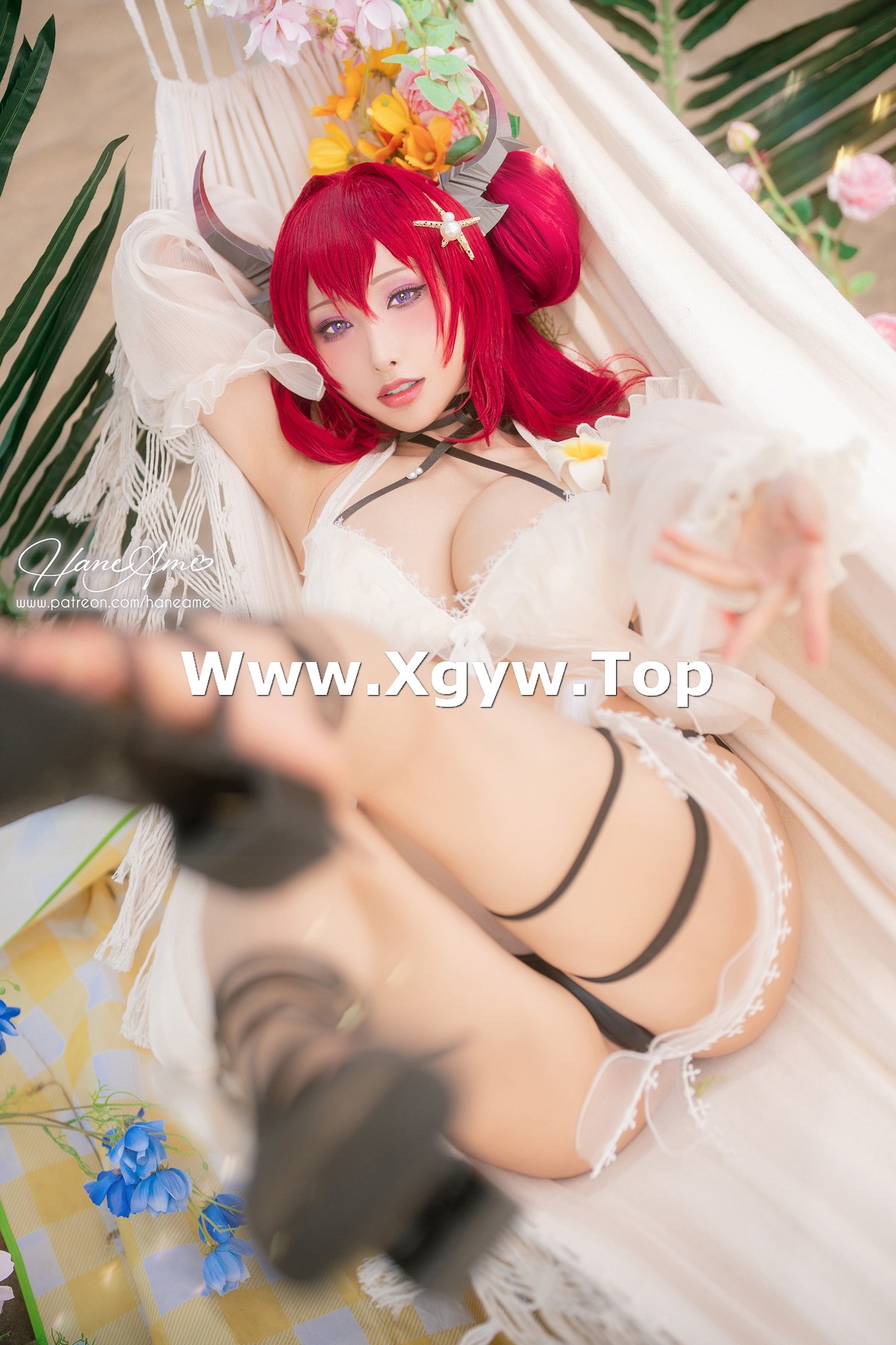 xgyw.top_Coser美女雨波_HaneAme泳裝主题海边沙滩性感比基尼秀完美身材惹火诱惑写真38P