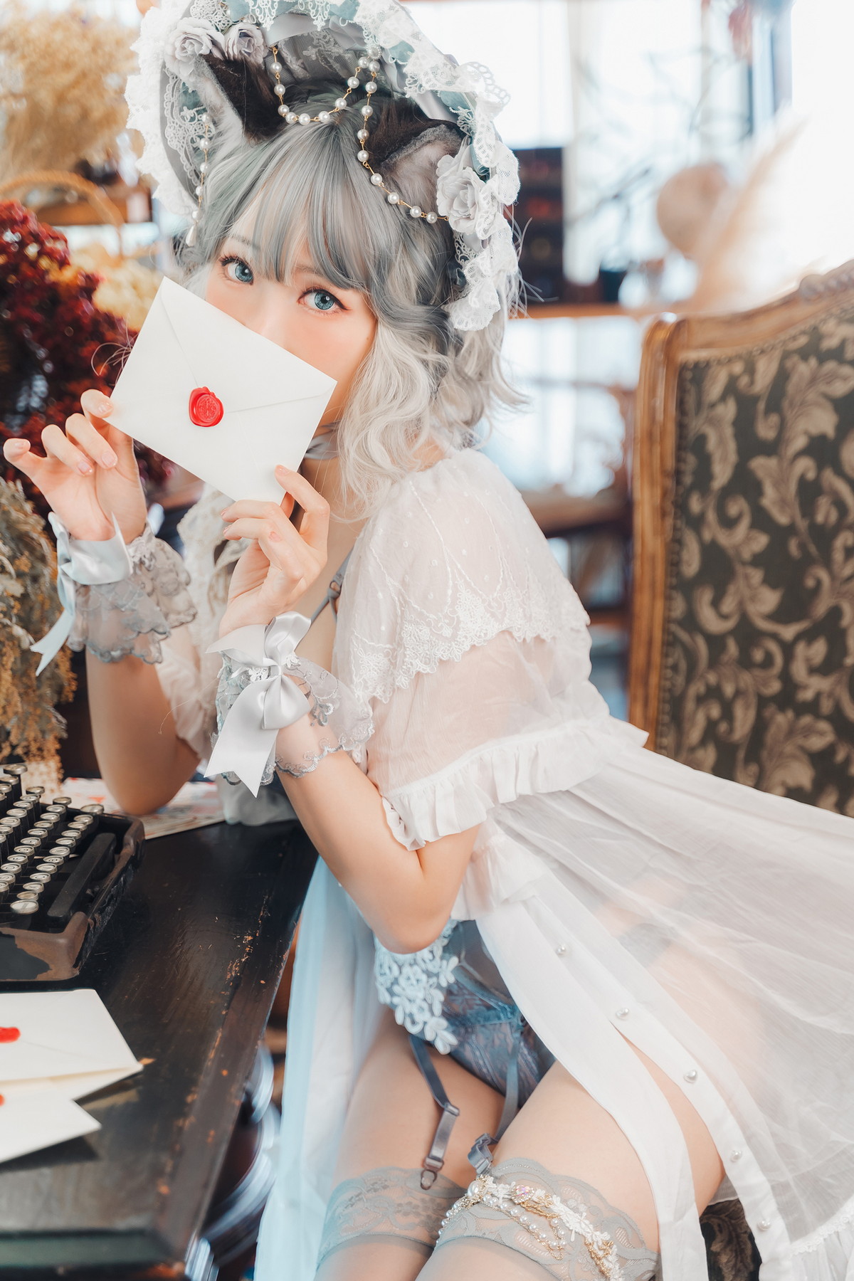 xgyw.top_Coser妹子Ely_eee布偶猫少女主题灰色紧身内衣配蕾丝吊袜秀完美身材诱惑写真51P