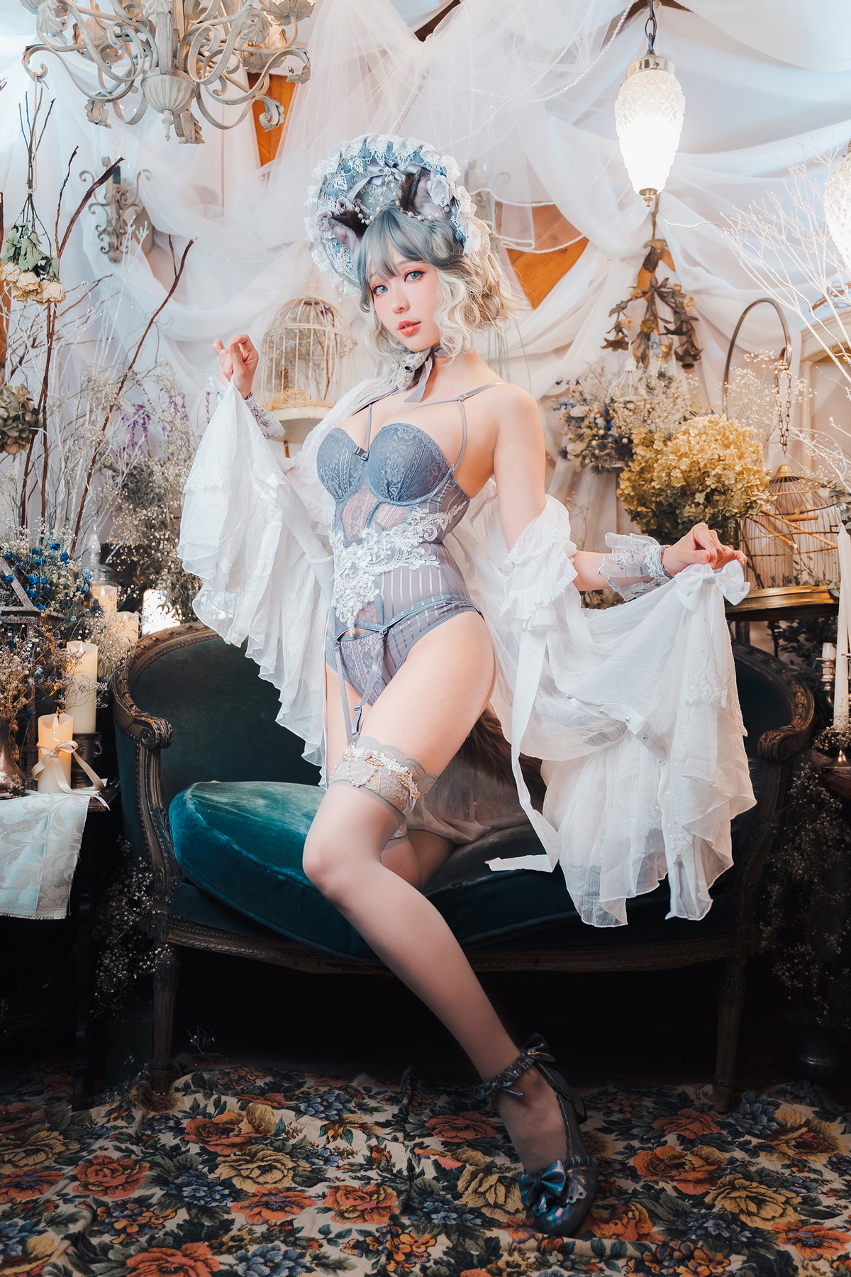 xgyw.top_Coser妹子Ely_eee布偶猫少女主题灰色紧身内衣配蕾丝吊袜秀完美身材诱惑写真51P