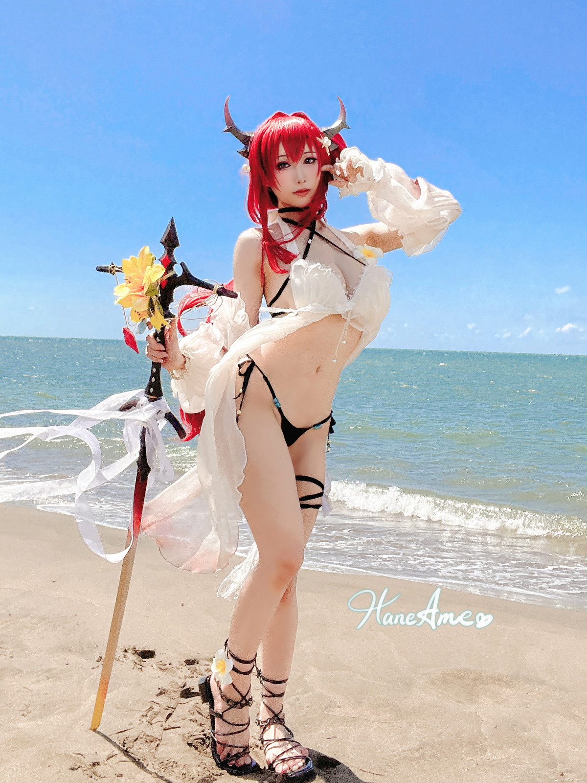 xgyw.top_Coser美女雨波_HaneAme泳裝主题海边沙滩性感比基尼秀完美身材惹火诱惑写真38P