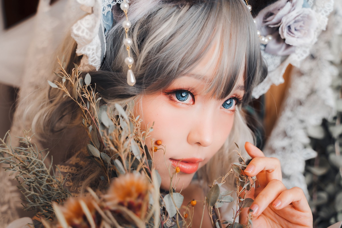 xgyw.top_Coser妹子Ely_eee布偶猫少女主题灰色紧身内衣配蕾丝吊袜秀完美身材诱惑写真51P