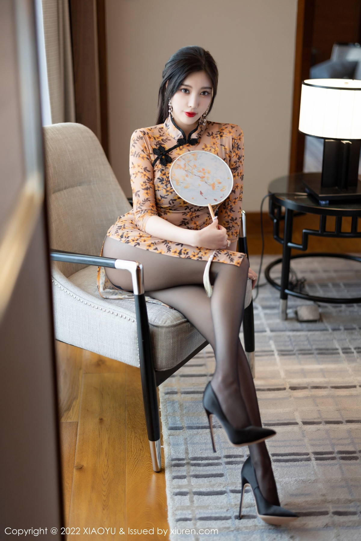 xgyw.top_[XiaoYu画语界]Vol.927_女神杨晨晨Yome脱轻透旗袍露黑色蕾丝内衣配开档黑丝诱惑写真88P