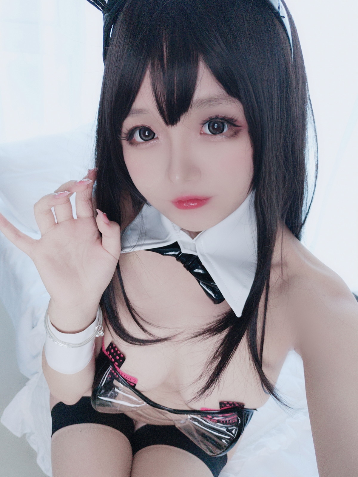 xgyw.top_Cosplay美女日奈娇透明兔女郎主题私房性感薄透连体衣秀惹火身材撩人诱惑写真60P
