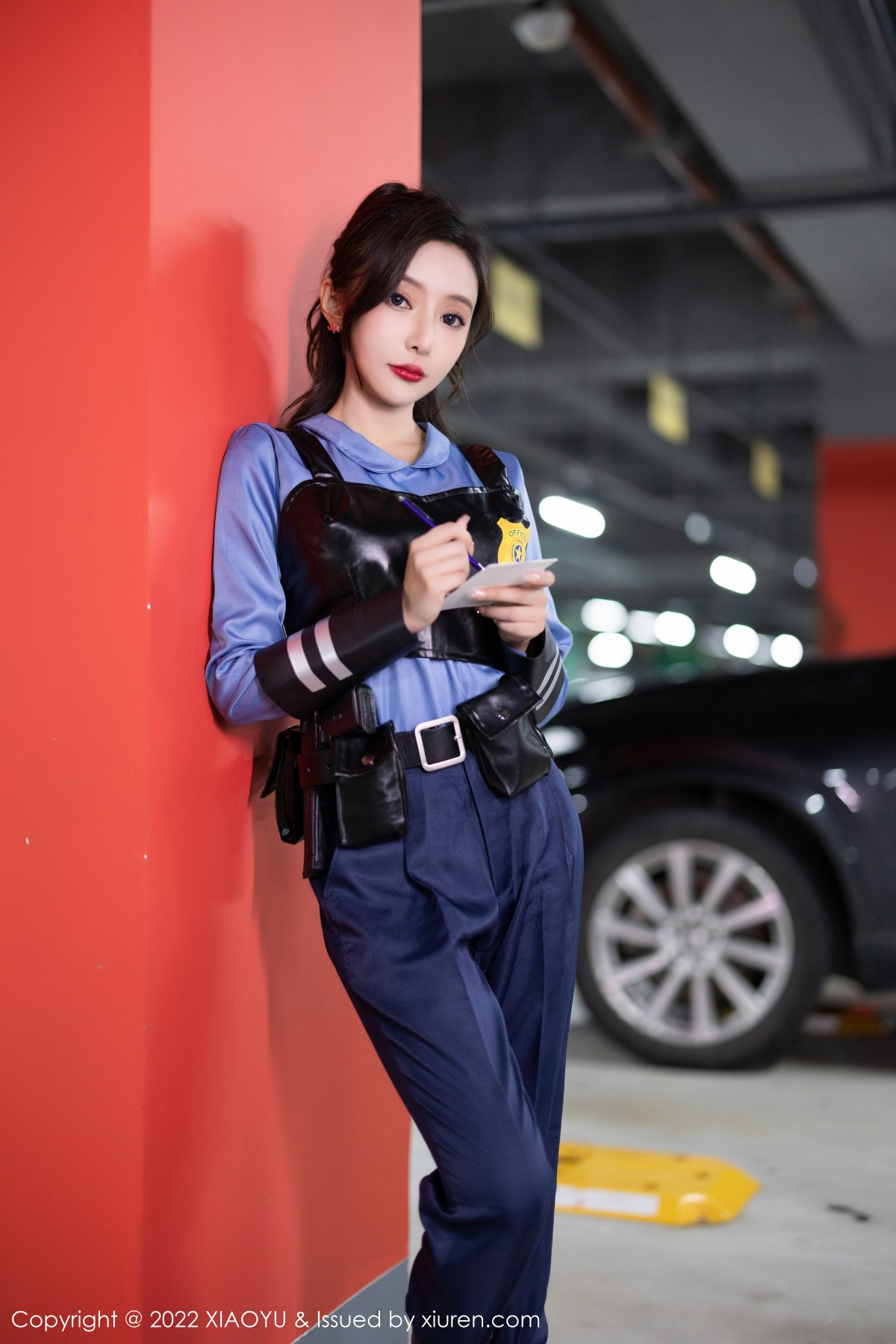 xgyw.top_[XiaoYu画语界]Vol.929_女神王馨瑶yanni脱蓝色女警官制服露黑色蕾丝内衣完美诱惑写真80P