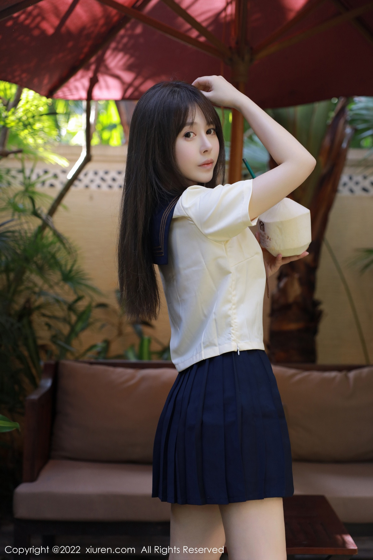 xgyw.top_XiuRen第6021期_女神Evelyn艾莉南京旅拍户外性感白色水手服秀完美身材诱惑写真66P