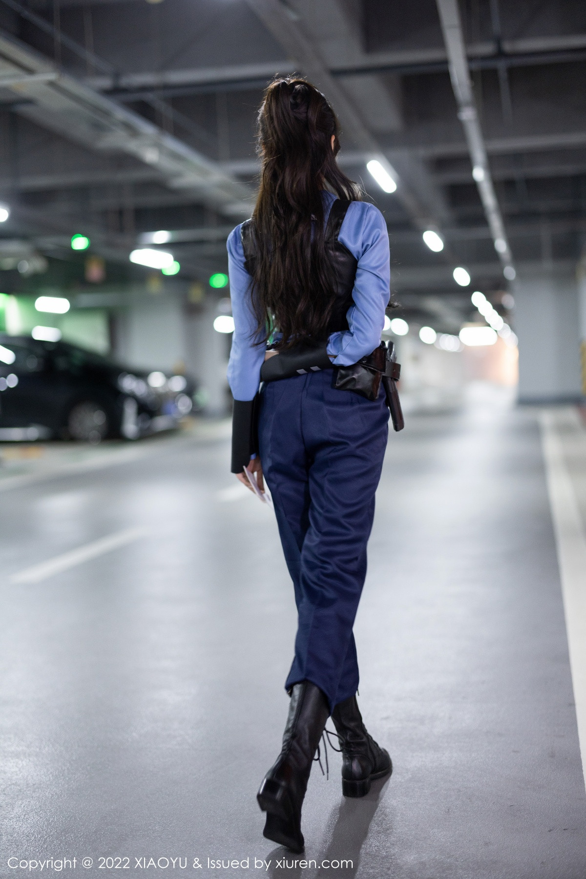 xgyw.top_[XiaoYu画语界]Vol.929_女神王馨瑶yanni脱蓝色女警官制服露黑色蕾丝内衣完美诱惑写真80P