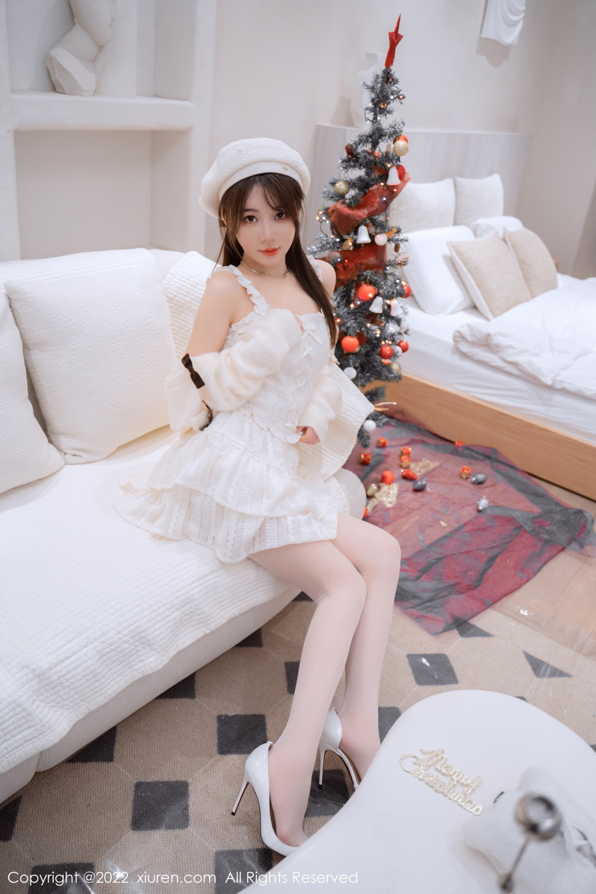 xgyw.top_XiuRen第6025期_模特婠婠么性感白色毛线上衣配白短裙秀曼妙身姿完美诱惑写真68P