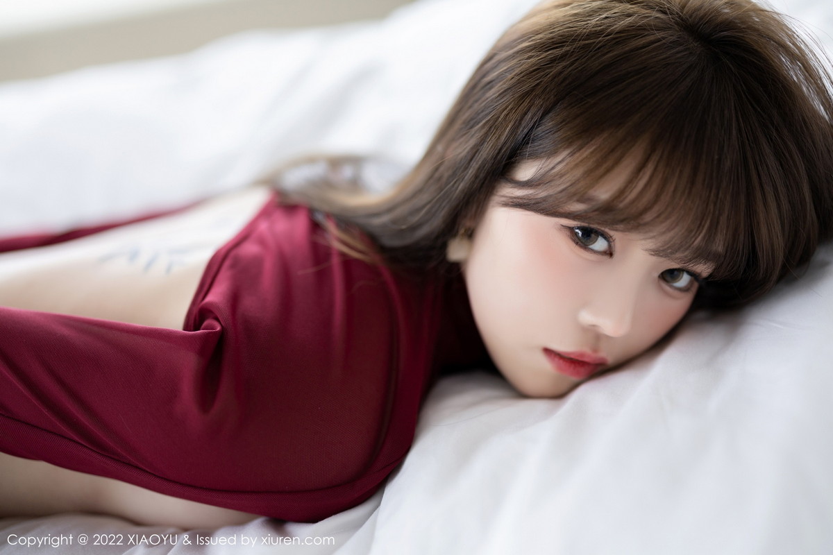 xgyw.top_[XiaoYu画语界]Vol.931_模特奶瓶性感红色皮质连衣短裙配黑丝吊袜秀曼妙身姿迷人写真84P