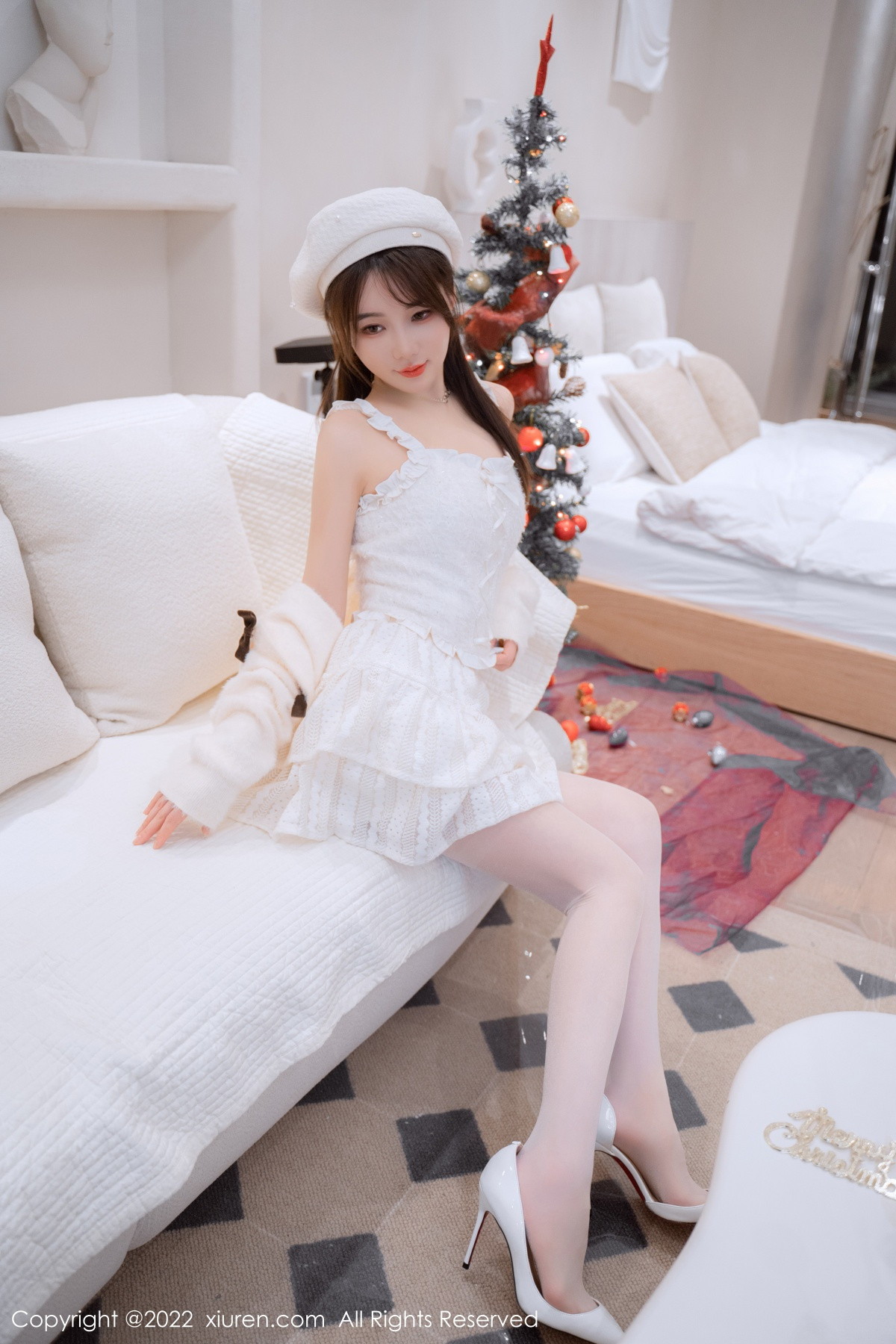xgyw.top_XiuRen第6025期_模特婠婠么性感白色毛线上衣配白短裙秀曼妙身姿完美诱惑写真68P