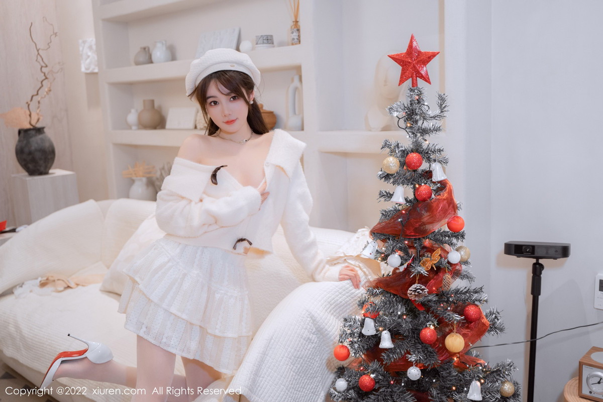 xgyw.top_XiuRen第6025期_模特婠婠么性感白色毛线上衣配白短裙秀曼妙身姿完美诱惑写真68P