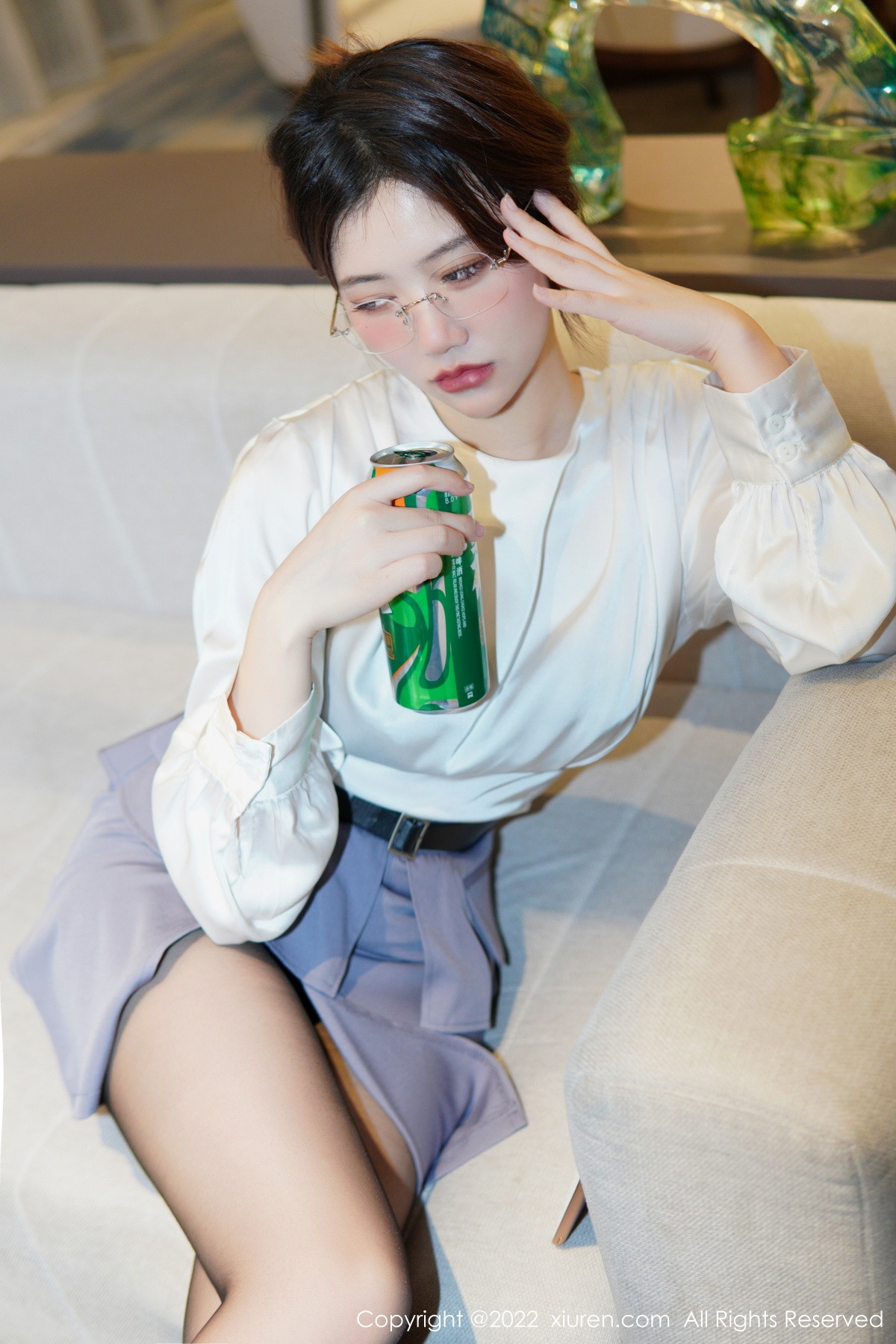 xgyw.top_XiuRen第6028期_模特奈奈子醉酒女教师主题半脱露绿灰色蕾丝内衣撩人诱惑写真79P