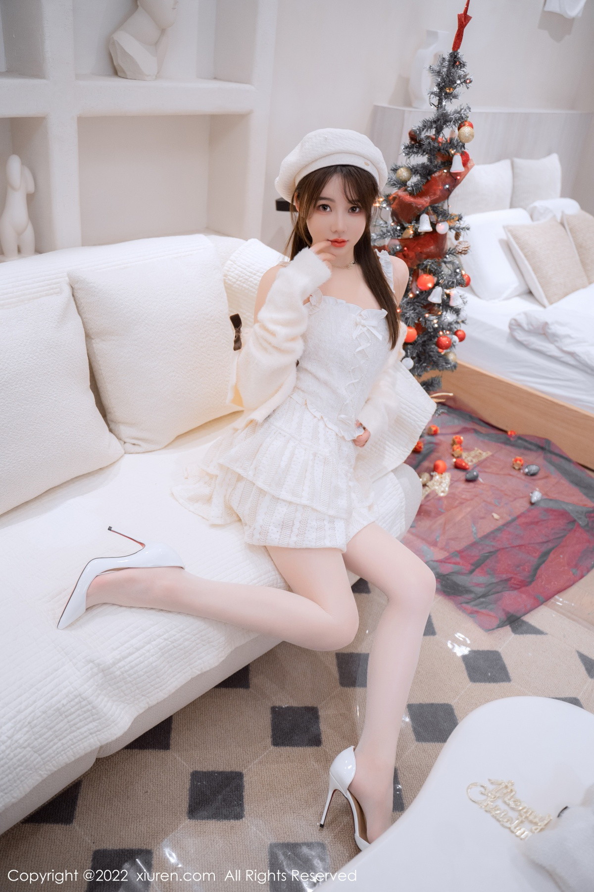 xgyw.top_XiuRen第6025期_模特婠婠么性感白色毛线上衣配白短裙秀曼妙身姿完美诱惑写真68P