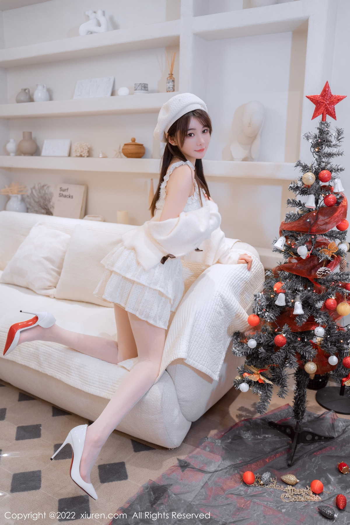xgyw.top_XiuRen第6025期_模特婠婠么性感白色毛线上衣配白短裙秀曼妙身姿完美诱惑写真68P