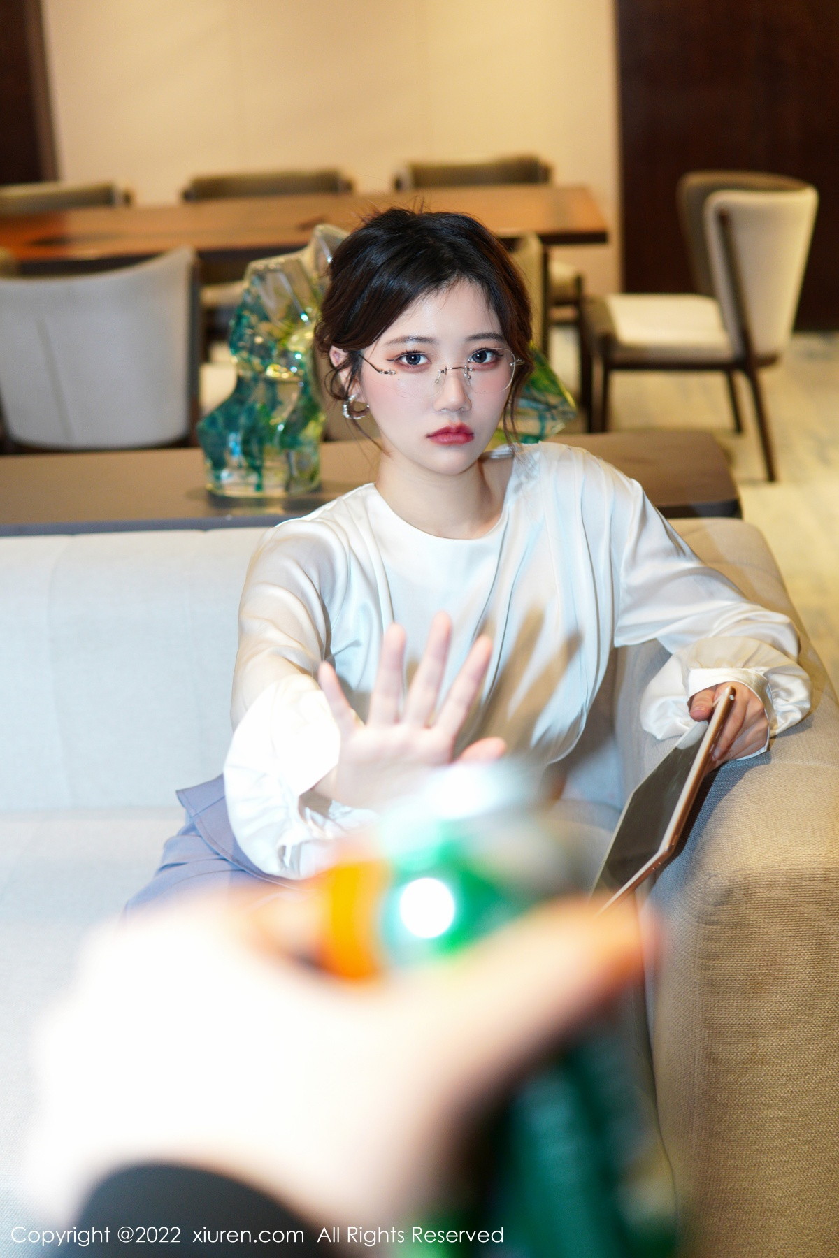 xgyw.top_XiuRen第6028期_模特奈奈子醉酒女教师主题半脱露绿灰色蕾丝内衣撩人诱惑写真79P