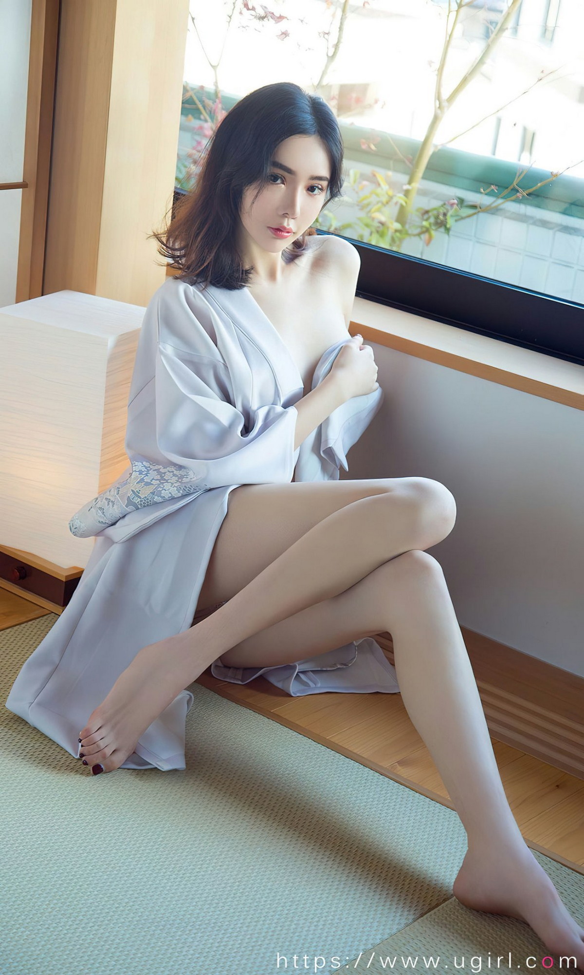 Xgyw.Net_[Ugirls爱尤物]No.2485_模特萌琪琪私房性感宽松连身长外衣真空秀雪嫩肌肤诱惑写真35P