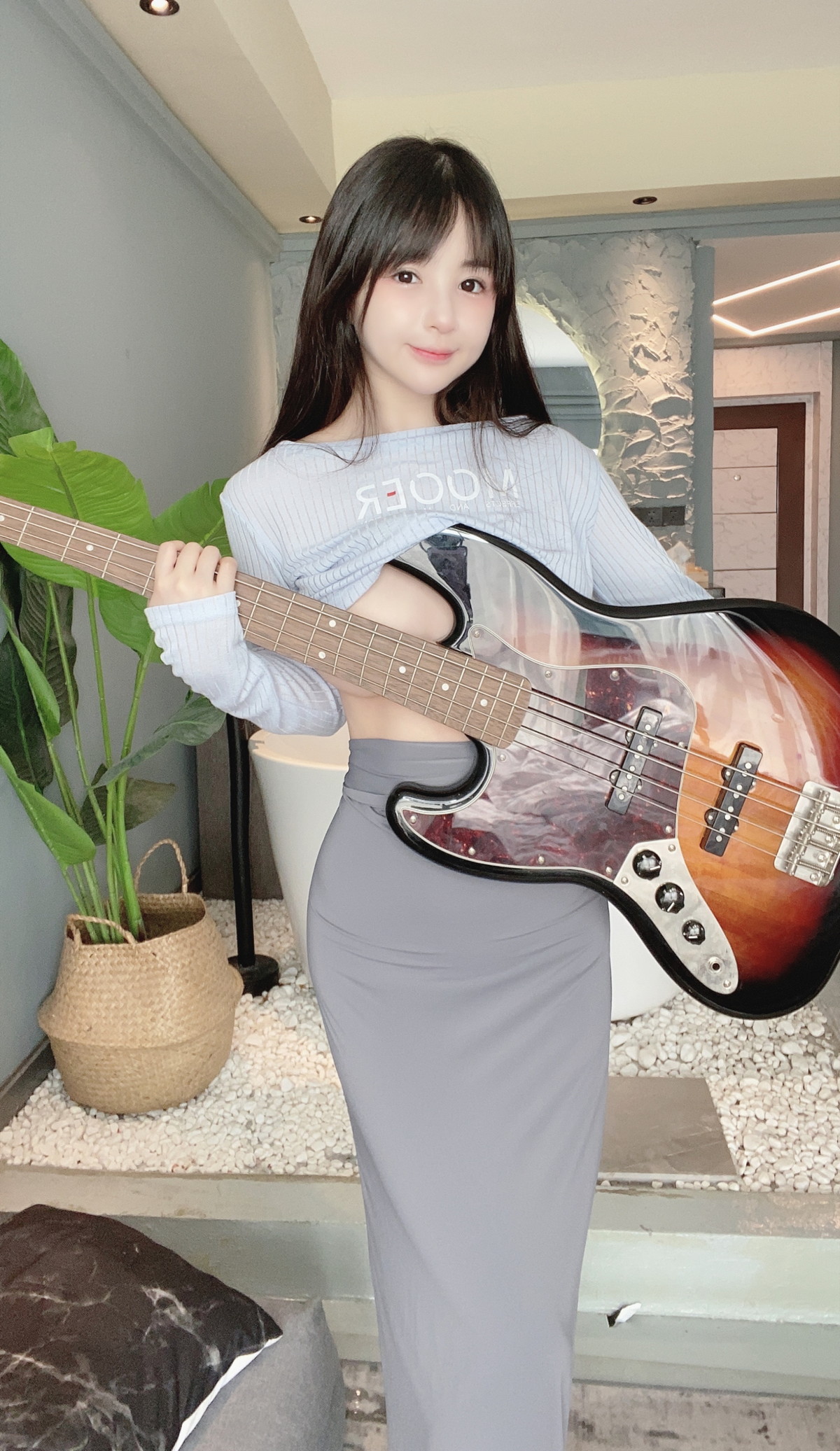 Xgyw.Net_网络美女桜井宁宁吉他妹妹主题私房浴室性感露臀长裙湿身秀完美身材诱惑写真66P