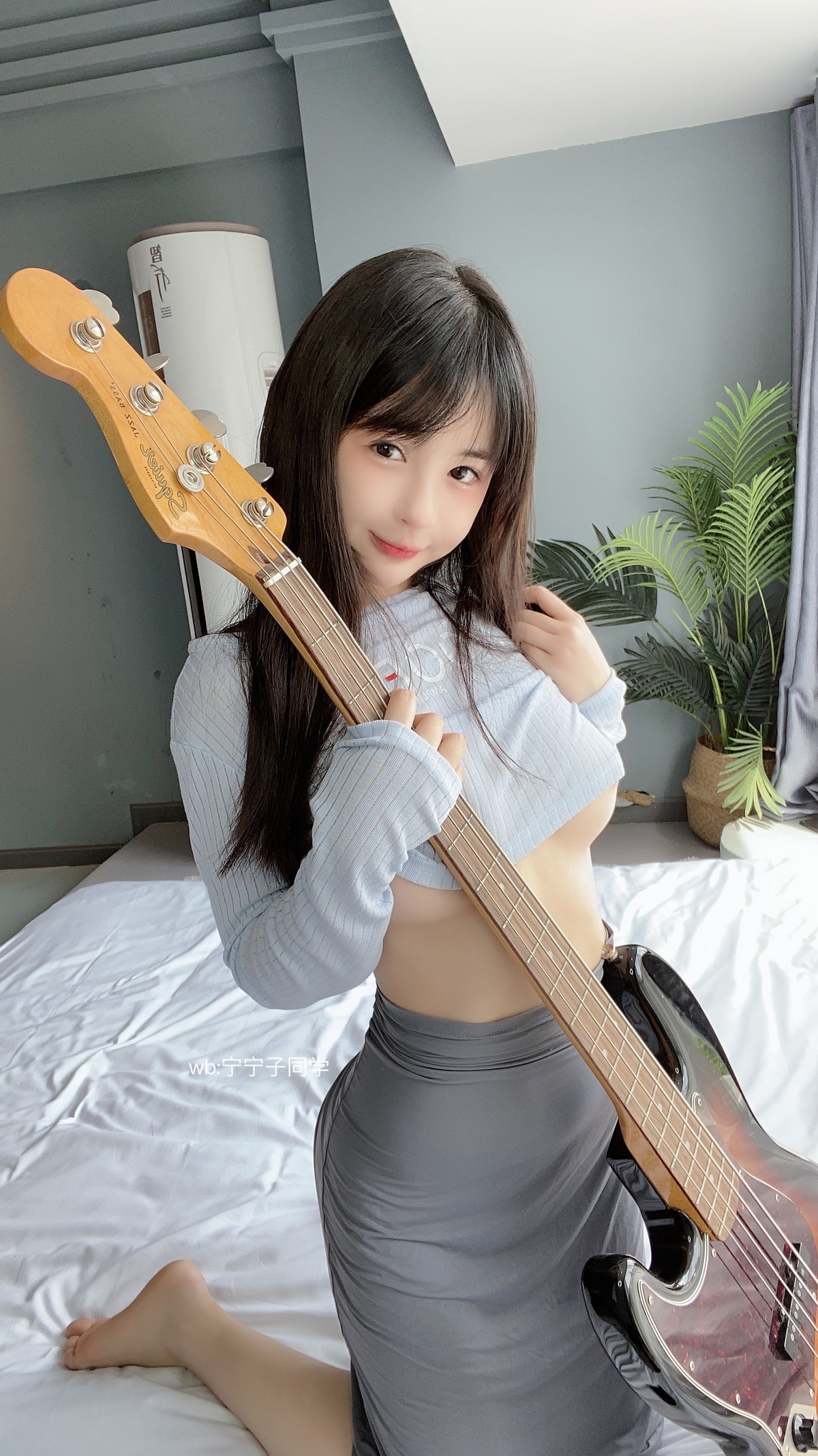 Xgyw.Net_网络美女桜井宁宁吉他妹妹主题私房浴室性感露臀长裙湿身秀完美身材诱惑写真66P