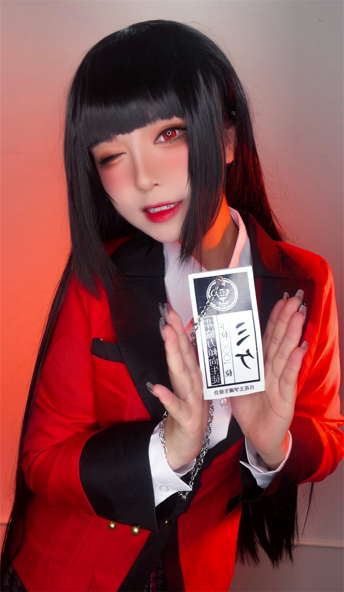 Xgyw.Net_网络美女索索半半子梦子主题性感红色外套配黑短裙露超薄黑丝秀美腿诱惑写真48P