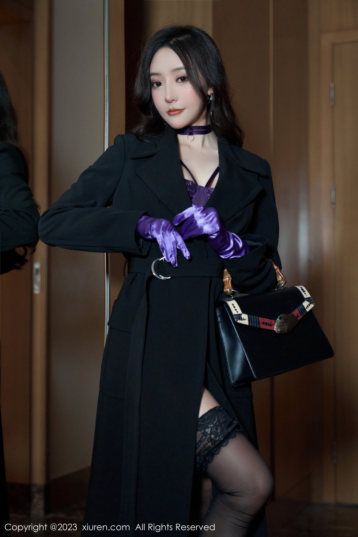 Xgyw.Net_XiuRen第6078期_女神王馨瑶yanni脱黑色外衣露紫色情趣内衣秀完美身材诱惑写真76P