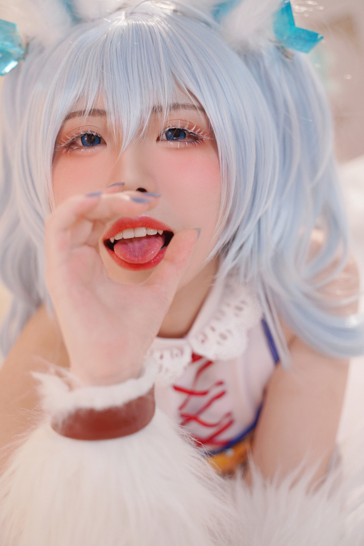 Xgyw.Net_微博美少女虎森森回复术士刹那主题私房床上性感服饰秀翘臀美腿迷人诱惑写真40P