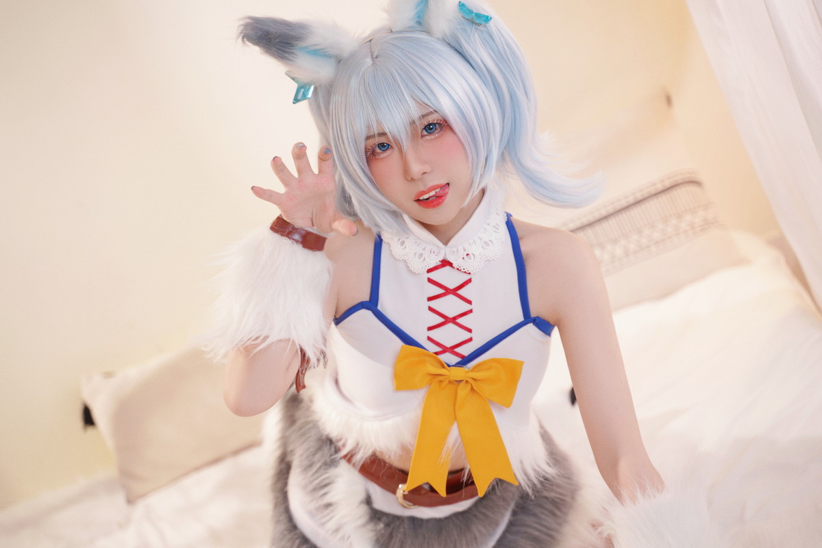 Xgyw.Net_微博美少女虎森森回复术士刹那主题私房床上性感服饰秀翘臀美腿迷人诱惑写真40P