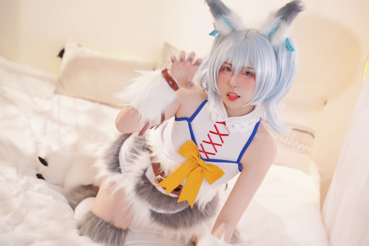 Xgyw.Net_微博美少女虎森森回复术士刹那主题私房床上性感服饰秀翘臀美腿迷人诱惑写真40P