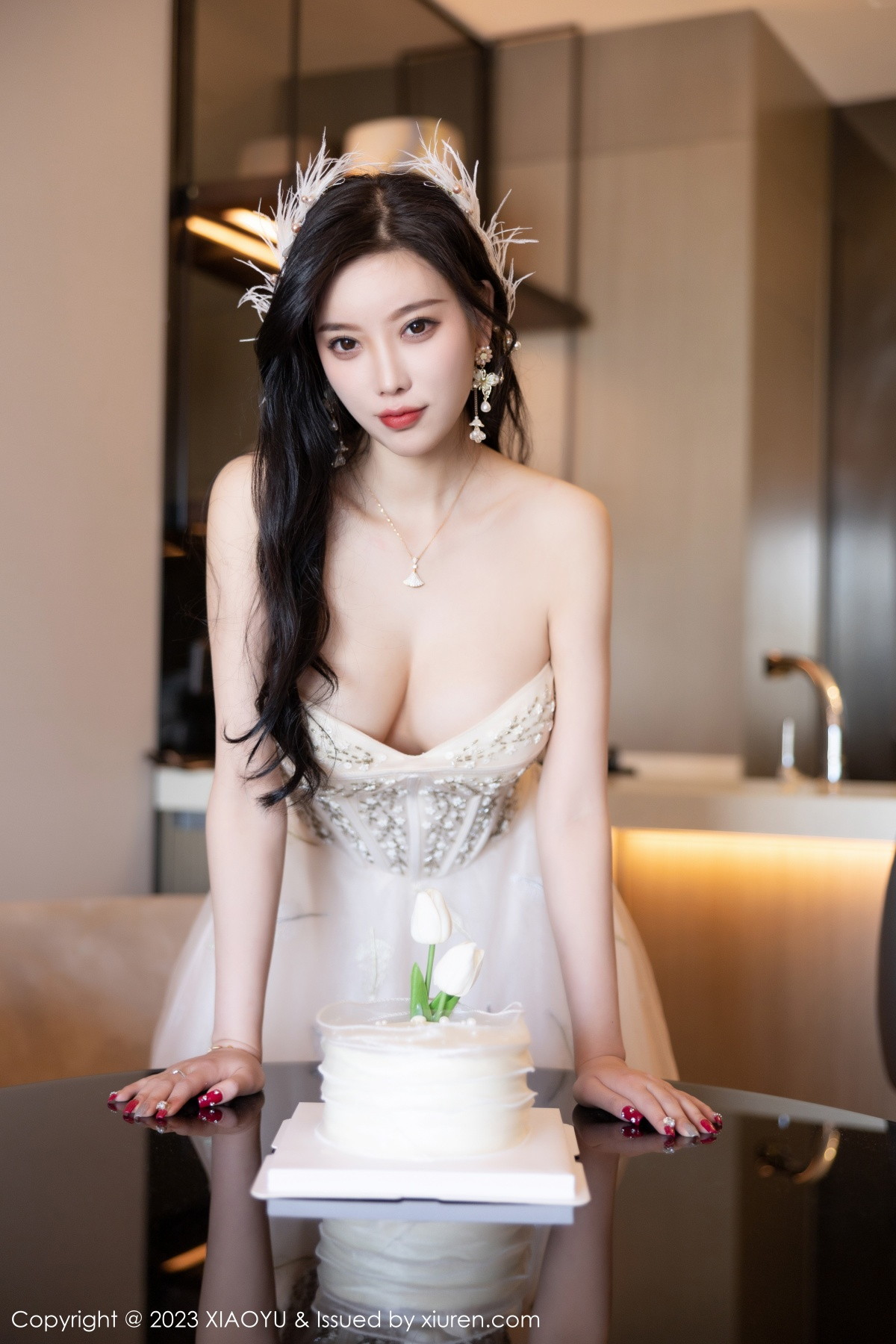 Xgyw.Net_[XiaoYu画语界]Vol.941_女神杨晨晨Yome生日主题脱连衣长裙露火辣身材极致诱惑写真120P