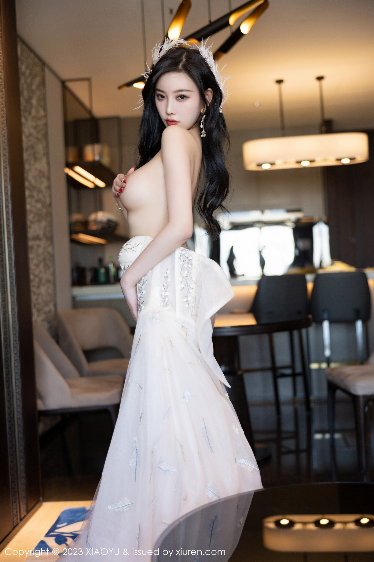 Xgyw.Net_[XiaoYu画语界]Vol.941_女神杨晨晨Yome生日主题脱连衣长裙露火辣身材极致诱惑写真120P