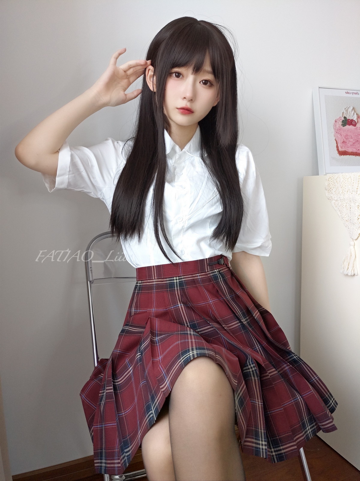 Xgyw.Net_网络美女迷之呆梨学姐黑丝诱惑主题私房脱JK制服露黑色蕾丝内衣撩人诱惑写真70P